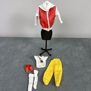 Vintage 1986 Mattel Barbie Twice as Nice Fashion #7952 Reversible Clothes Shoes